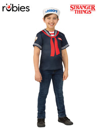 STEVE SCOOPS AHOY UNIFORM - STRANGER THINGS, CHILD - L - Front