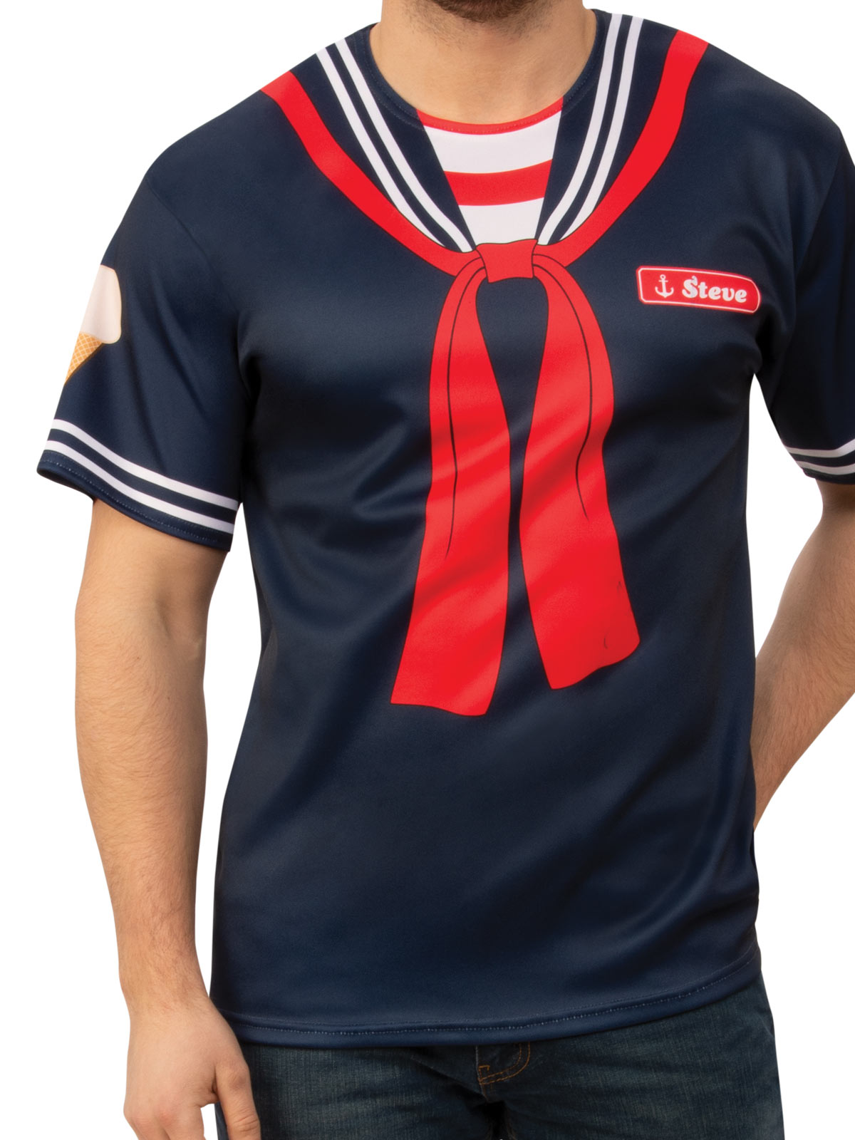 STEVE SCOOPS AHOY UNIFORM - STRANGER THINGS, ADULT - Side
