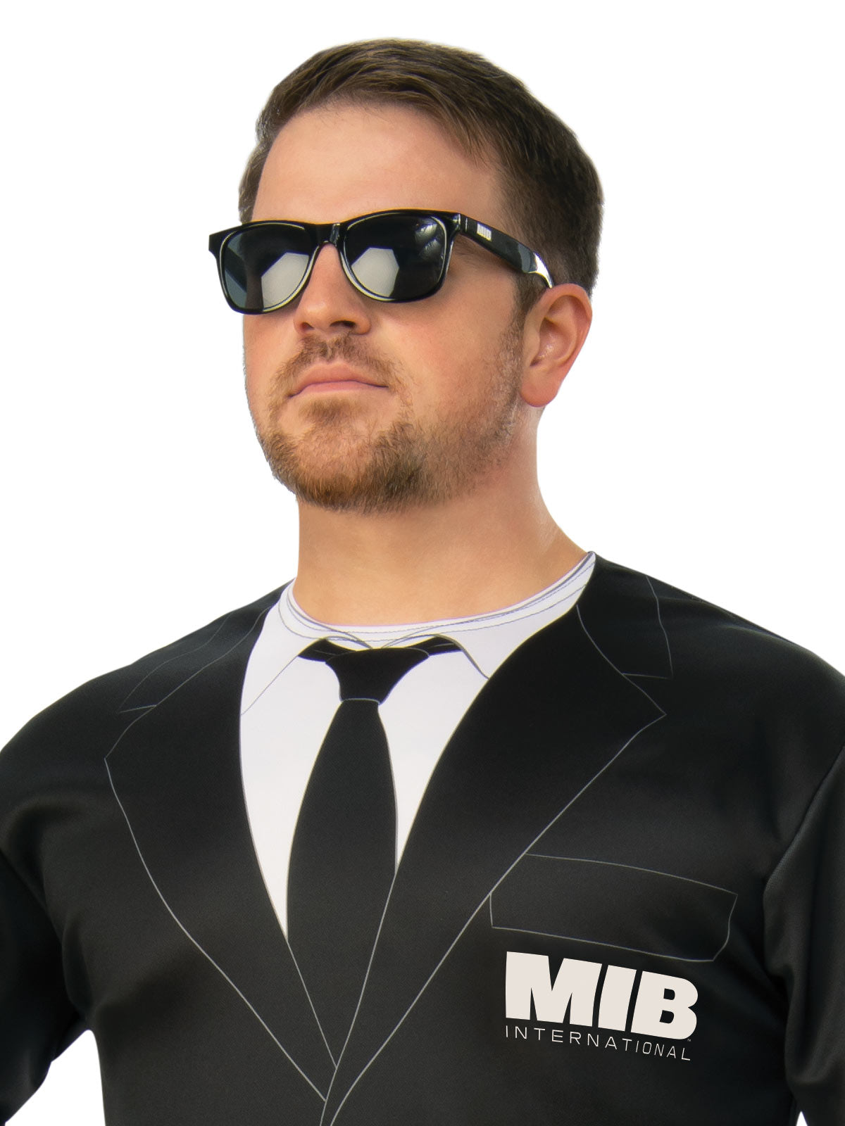 AGENT H COSTUME TOP: MEN IN BLACK 4, ADULT - Back