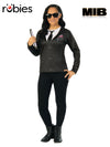 AGENT M FEMALE COSTUME TOP: MEN IN BLACK 4, ADULT - Front