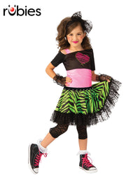 80S MATERIAL GIRL COSTUME, CHILD - Front