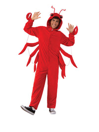 LOBSTER FURRY ONESIE COSTUME, ADULT - Back
