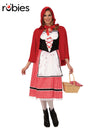 LITTLE RED RIDING HOOD LADIES COSTUME, ADULT - Front