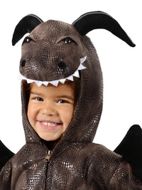 MEDIEVAL FORTRESS DRAGON COSTUME, CHILD - TODDLER - Back
