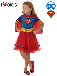 SUPERGIRL DELUXE COSTUME, CHILD - Front