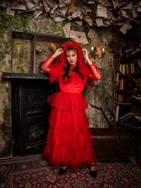 LYDIA DEETZ WEDDING DRESS COSTUME, ADULT - Packaging