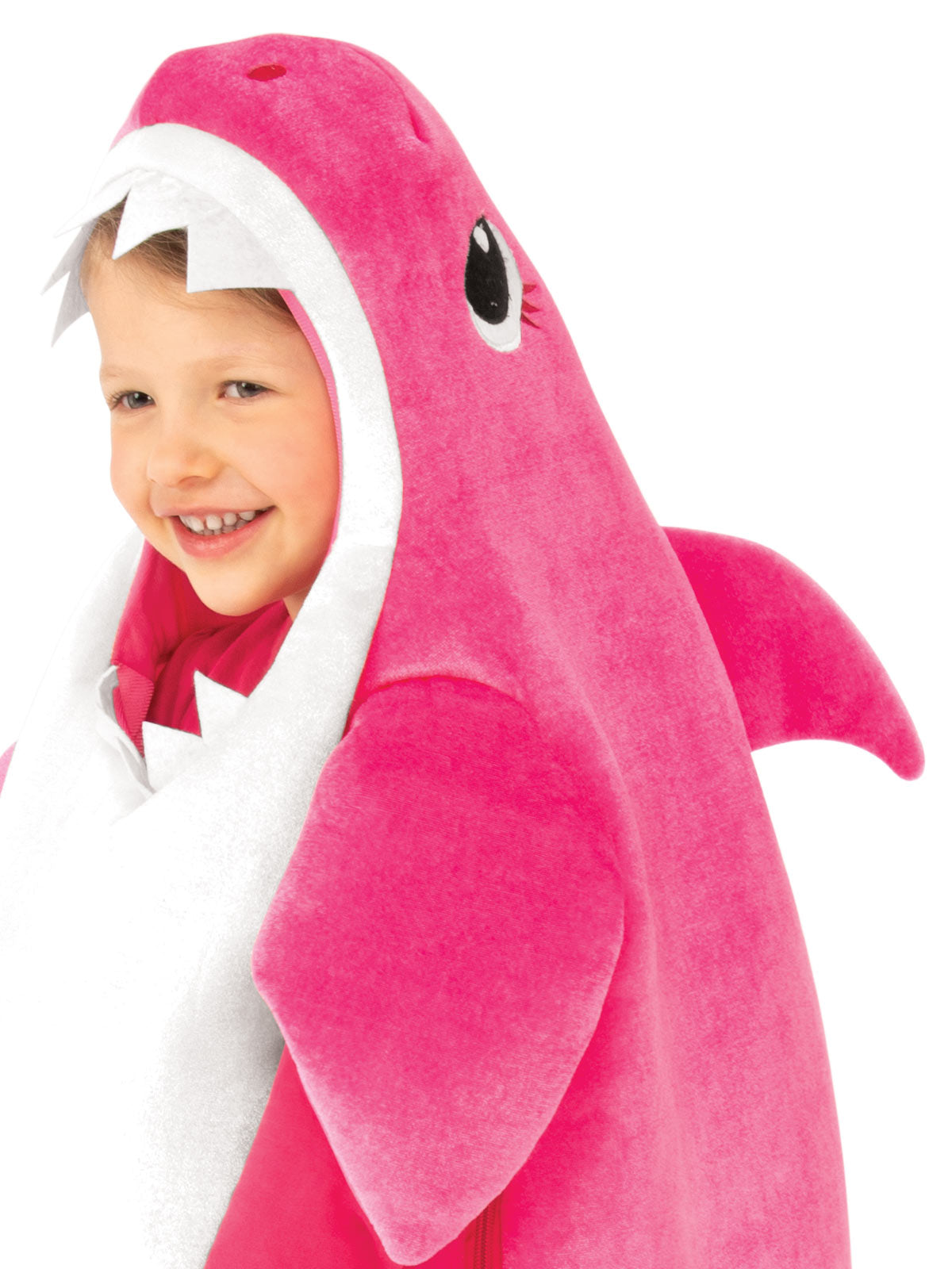 MUMMY SHARK DELUXE PINK COSTUME, CHILD - Back
