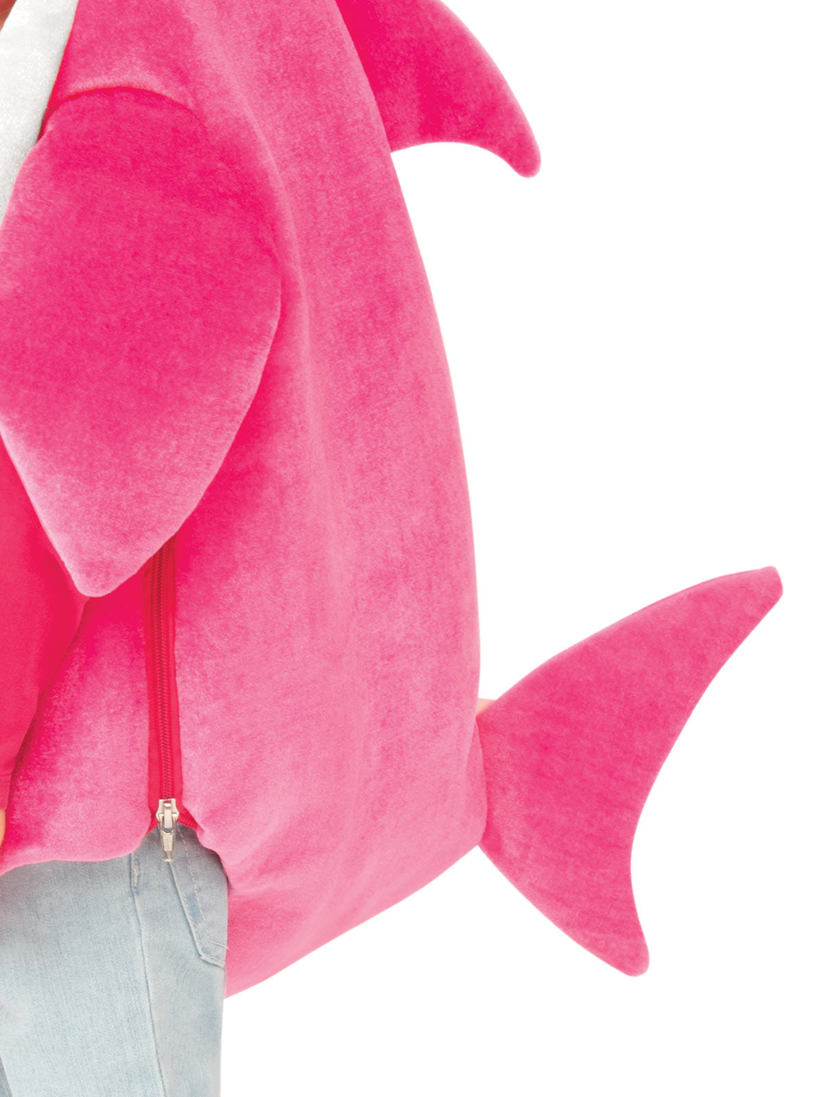 MUMMY SHARK DELUXE PINK COSTUME, CHILD - Side