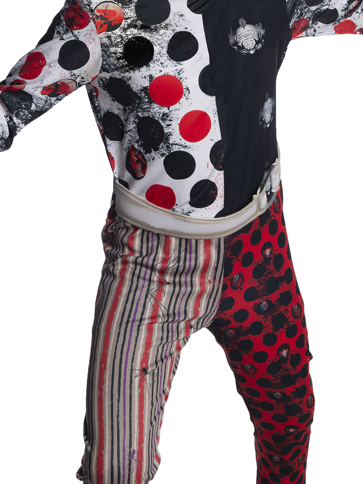 HYSTERICAL CLOWN COSTUME, CHILD - Side