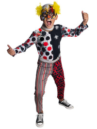 HYSTERICAL CLOWN COSTUME, CHILD - Front