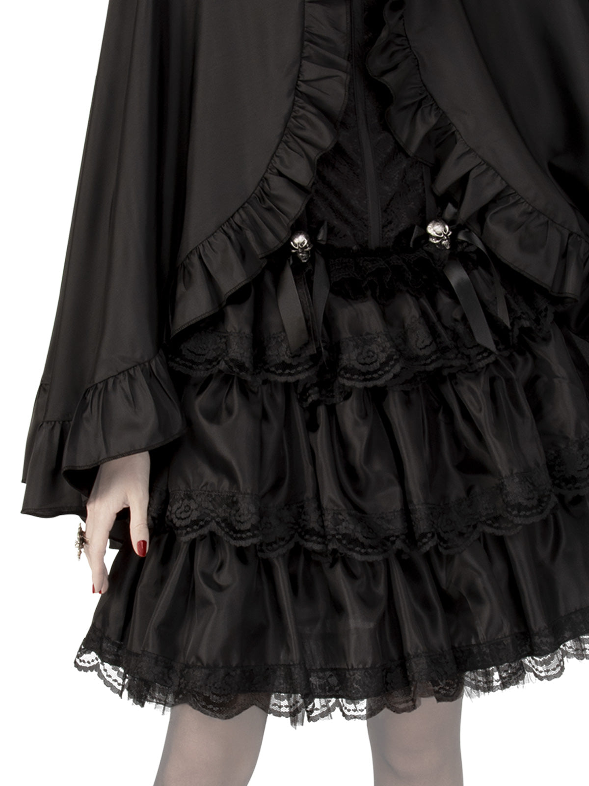 BLACK CAPE - ADULT - Side