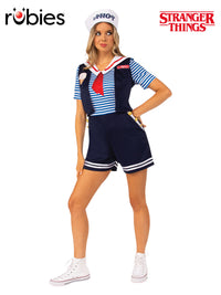 ROBIN SCOOPS AHOY COSTUME - STRANGER THINGS, ADULT - Front