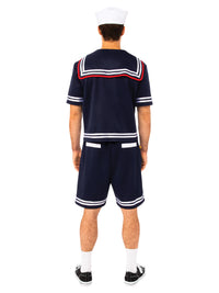 STEVE SCOOPS AHOY COSTUME - STRANGER THINGS, ADULT - Back