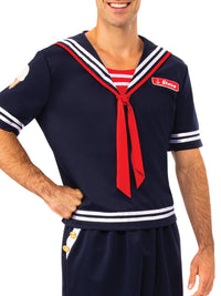 STEVE SCOOPS AHOY COSTUME - STRANGER THINGS, ADULT - Side
