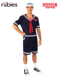 STEVE SCOOPS AHOY COSTUME - STRANGER THINGS, ADULT - Front