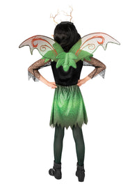EVIL ELF GIRLS COSTUME, CHILD - L - Back
