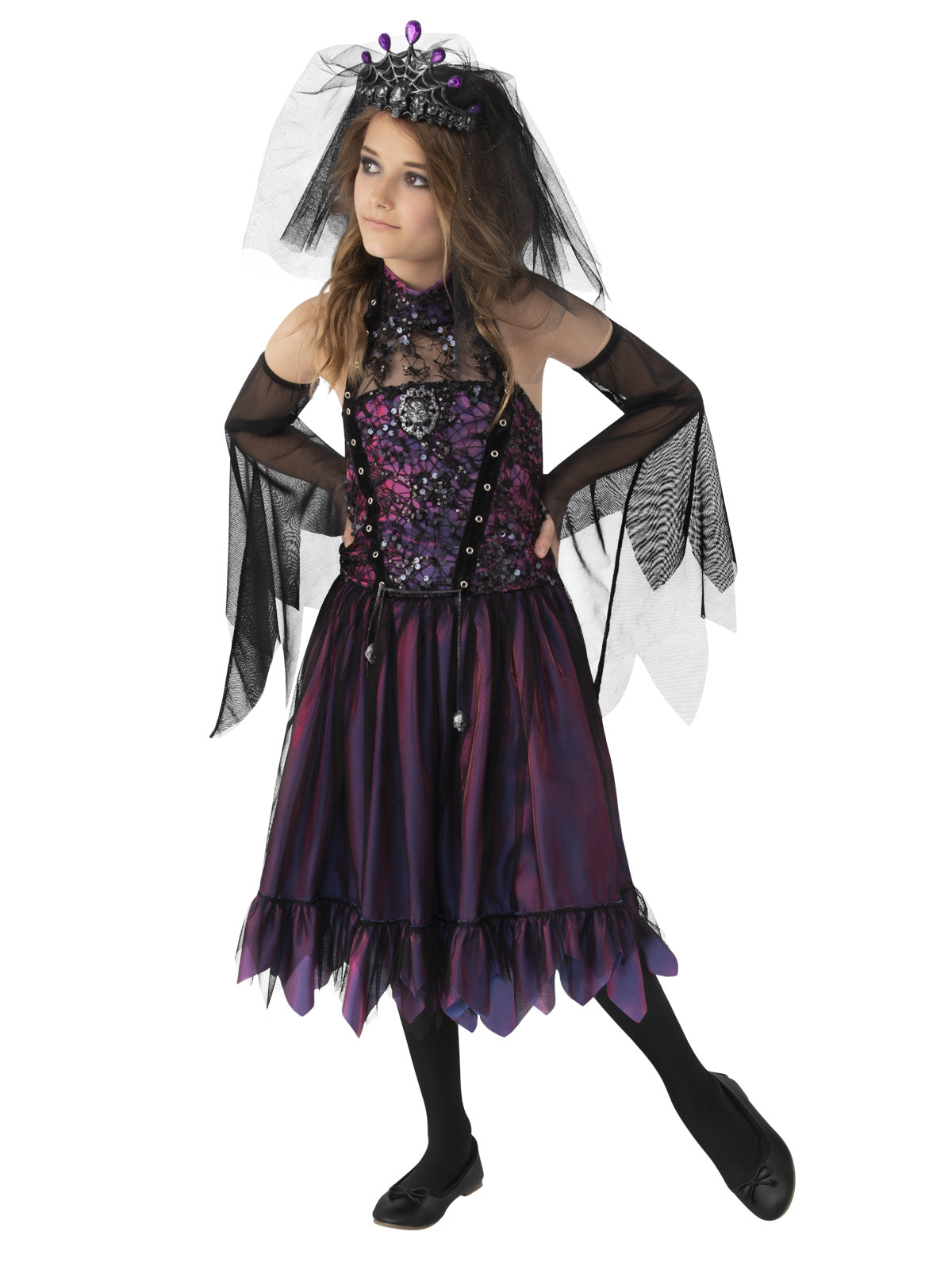 GOTHIC PRINCESS COSTUME, CHILD - Back