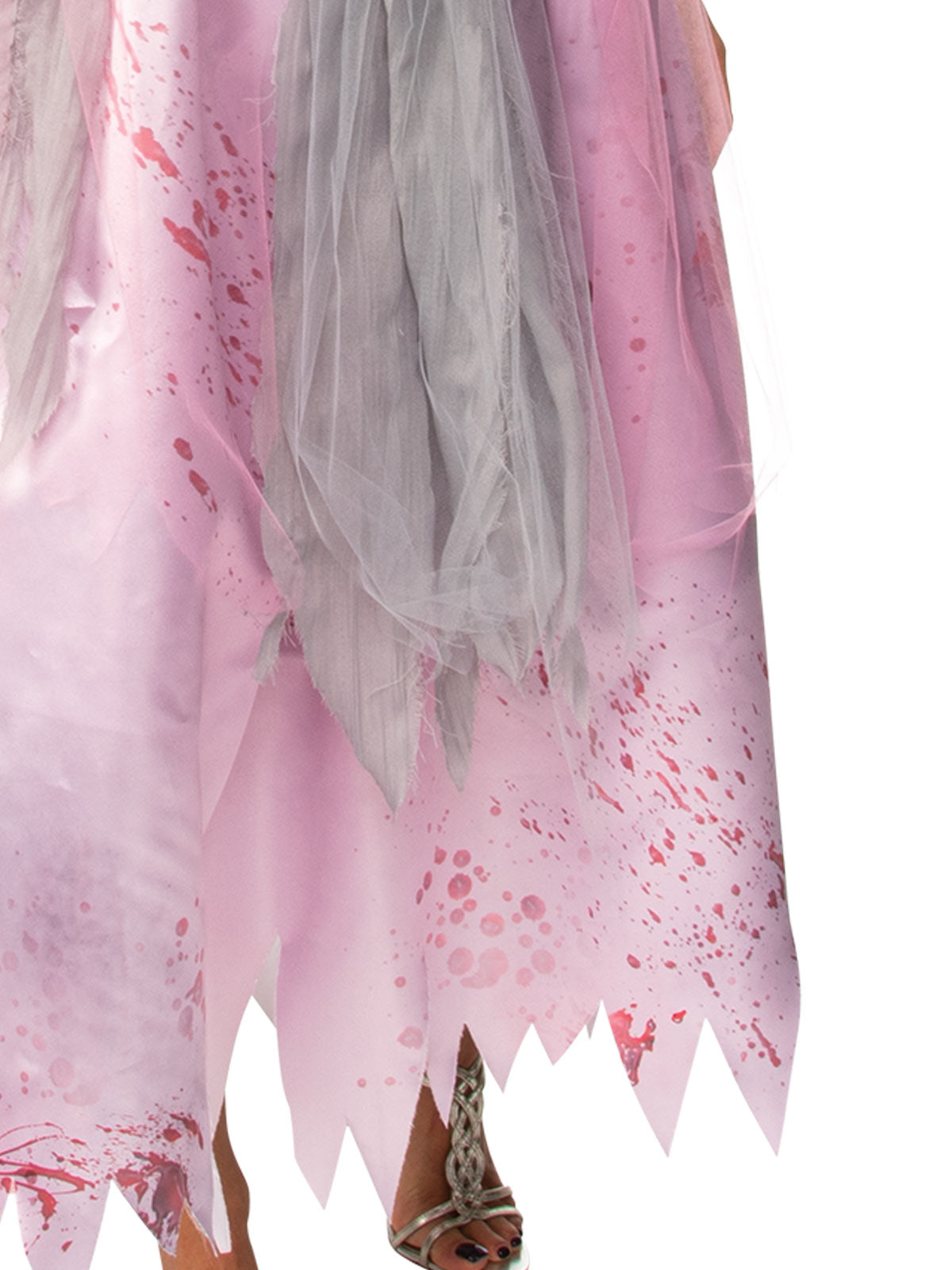 ZOMBIE PROM QUEEN COSTUME, ADULT - Side