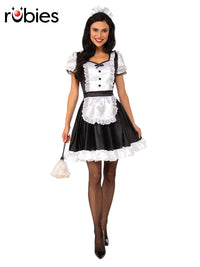 FRENCH MAID COSTUME, ADULT - Front