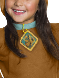 SCOOBY DOO DELUXE COSTUME WITH LENTICULAR BADGE, CHILD - TODDLER - Back