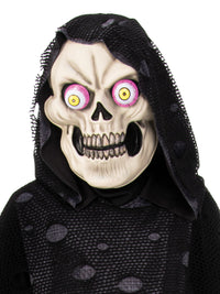 GOOGLE-EYED SKELETON COSTUME, CHILD - M - Back