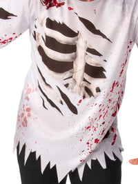 ZOMBIE COSTUME TOP, ADULT - Side