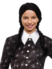 WEDNESDAY ADDAMS COSTUME, CHILD - Back
