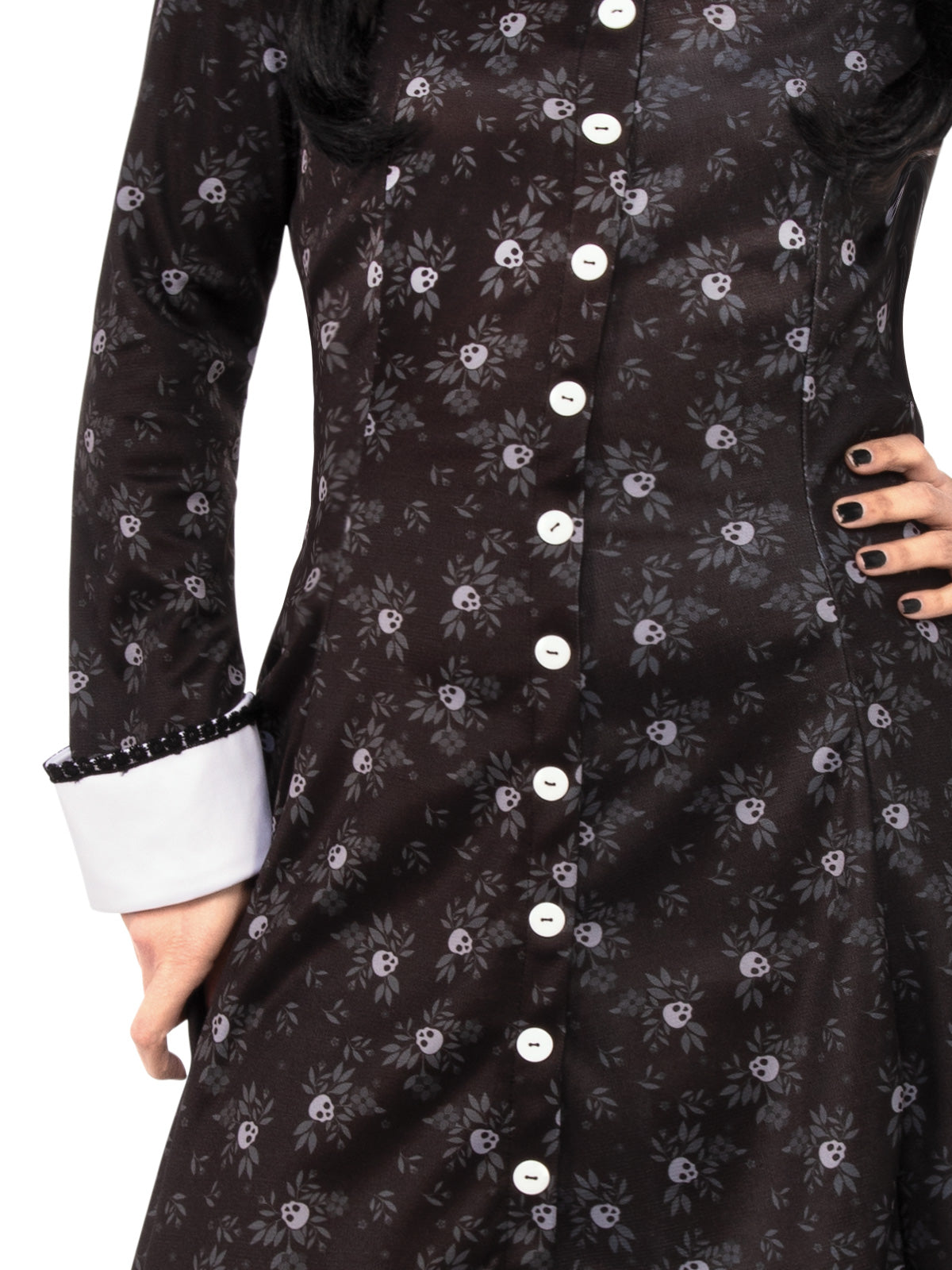 WEDNESDAY ADDAMS COSTUME, CHILD - Side