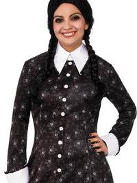 WEDNESDAY ADDAMS COSTUME, ADULT - Side