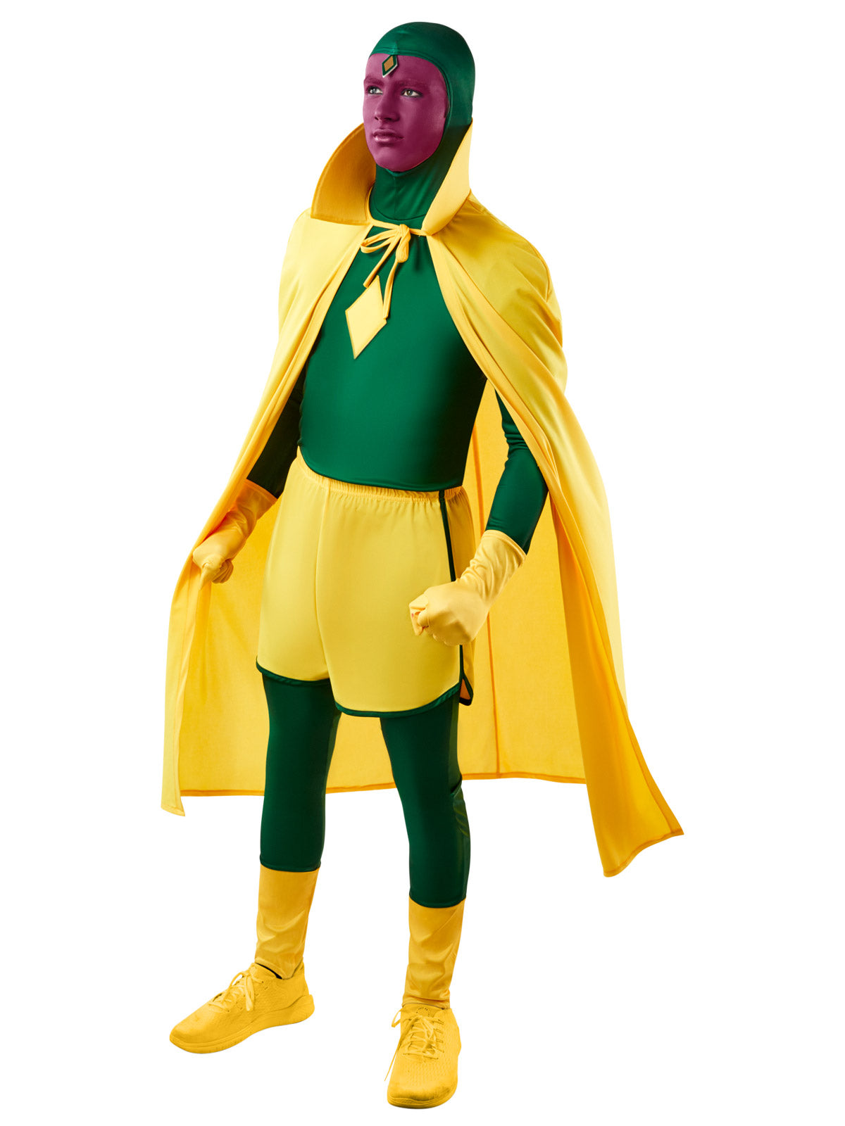 VISION (WANDAVISION) HALLOWEEN COSTUME, ADULT - Back