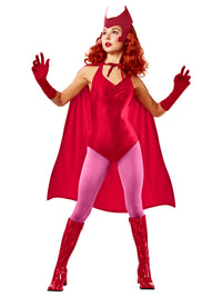 WANDA (WANDAVISION) HALLOWEEN COSTUME, ADULT - Back
