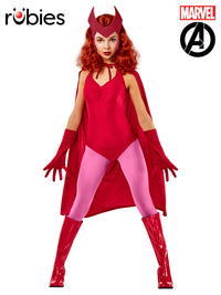 WANDA (WANDAVISION) HALLOWEEN COSTUME, ADULT - Front