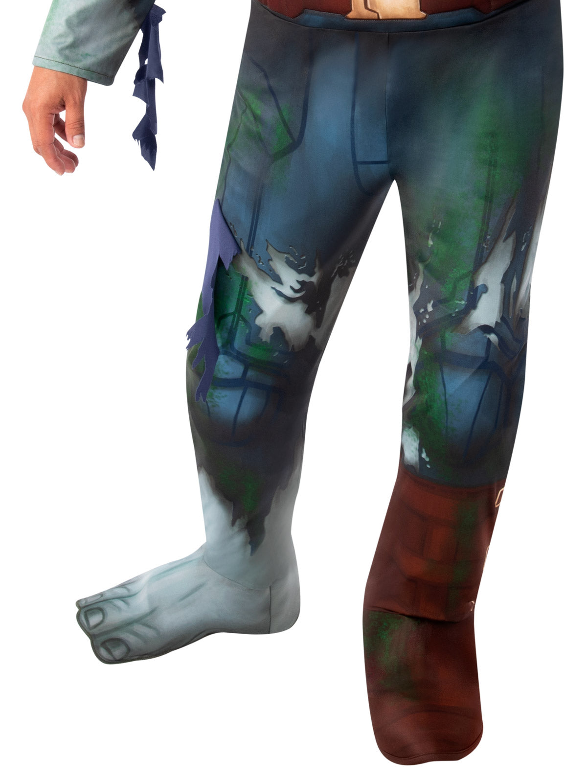 CAPTAIN AMERICA 'WHAT IF?' ZOMBIE DELUXE COSTUME, ADULT - Packaging
