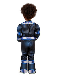 BLACK PANTHER DELUXE (SAHAF) COSTUME- SIZE TODDLER - Side