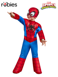 SPIDEY DELUXE 'SPIDEY &amp; HIS AMAZING FRENDS' COSTUME, CHILD - TODDLER - Front