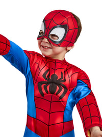 SPIDEY DELUXE 'SPIDEY &amp; HIS AMAZING FRENDS' COSTUME, CHILD - TODDLER - Back