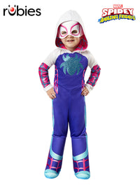 GHOST SPIDER 'SPIDEY &amp; HIS AMAZING FRENDS' COSTUME, CHILD - TODDLER - Front