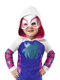 GHOST SPIDER 'SPIDEY &amp; HIS AMAZING FRENDS' COSTUME, CHILD - TODDLER - Back