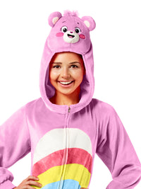 CHEER BEAR CAREBEARS COSTUME, ADULT - Side