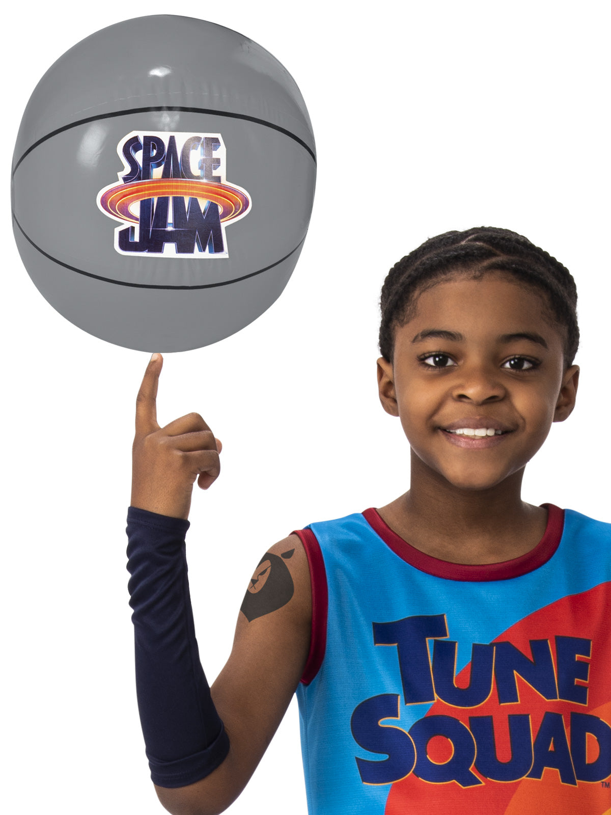 LE BRON JAMES SPACE JAM 2 COSTUME, CHILD - Back