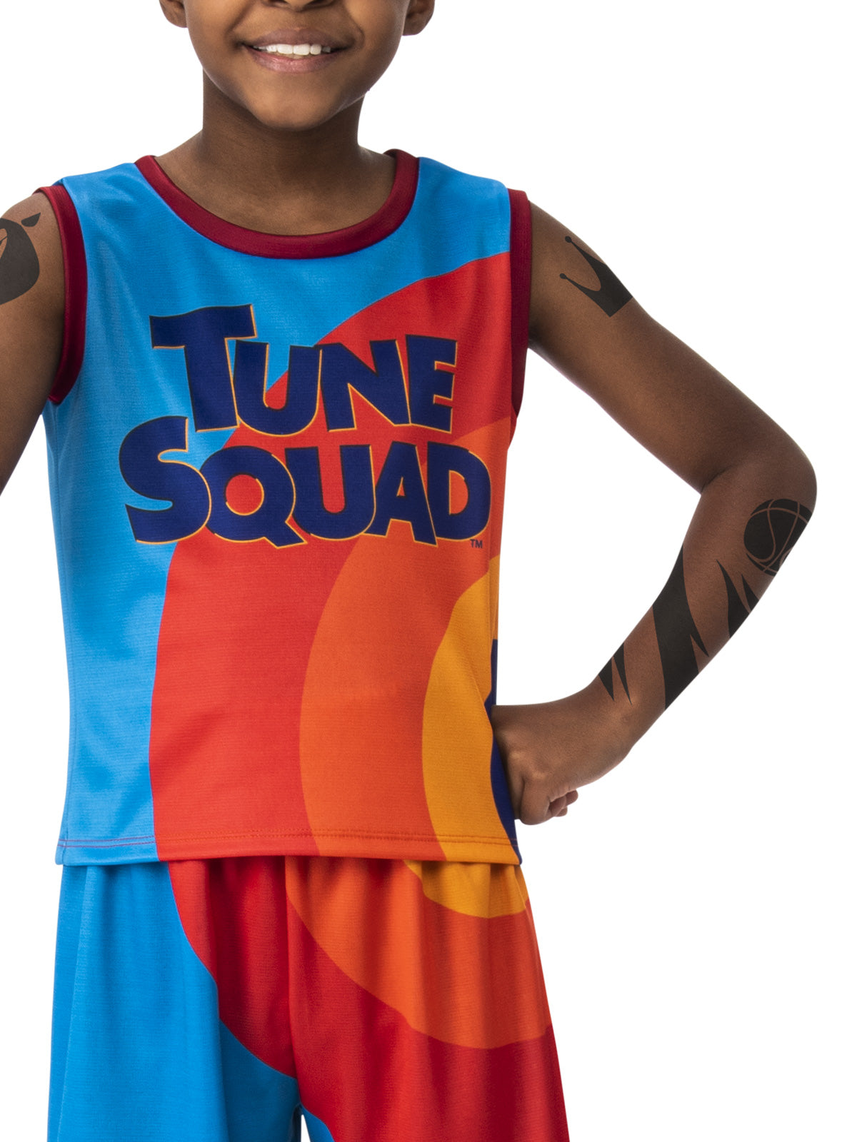 LE BRON JAMES SPACE JAM 2 COSTUME, CHILD - Side