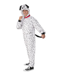 DALMATIAN FURRY ONESIE COSTUME, ADULT - Packaging