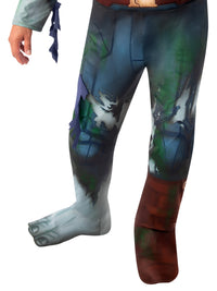 CAPTAIN AMERICA ZOMBIE DELUXE COSTUME, TEEN - Packaging
