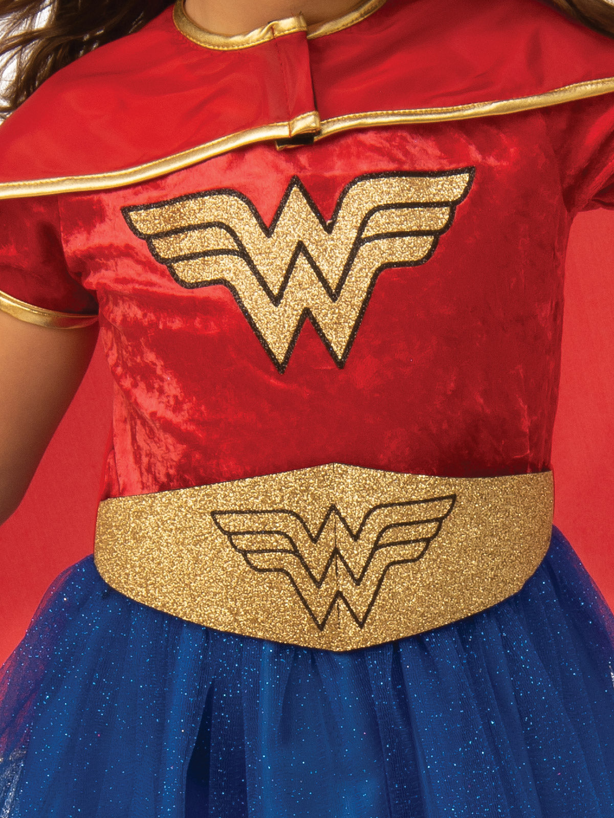 WONDER WOMAN DELUXE TUTU COSTUME, CHILD - Back
