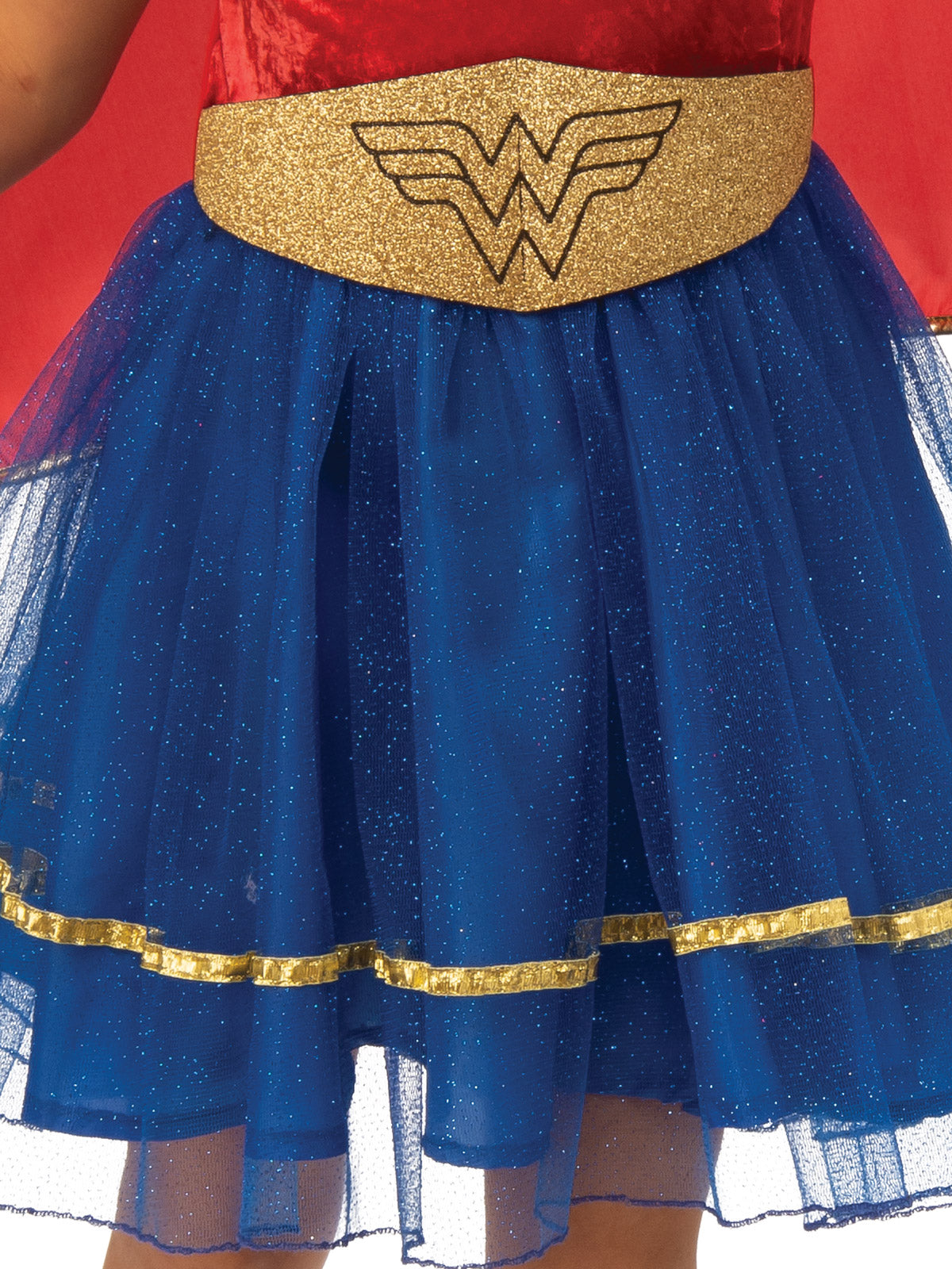WONDER WOMAN DELUXE TUTU COSTUME, CHILD - Side