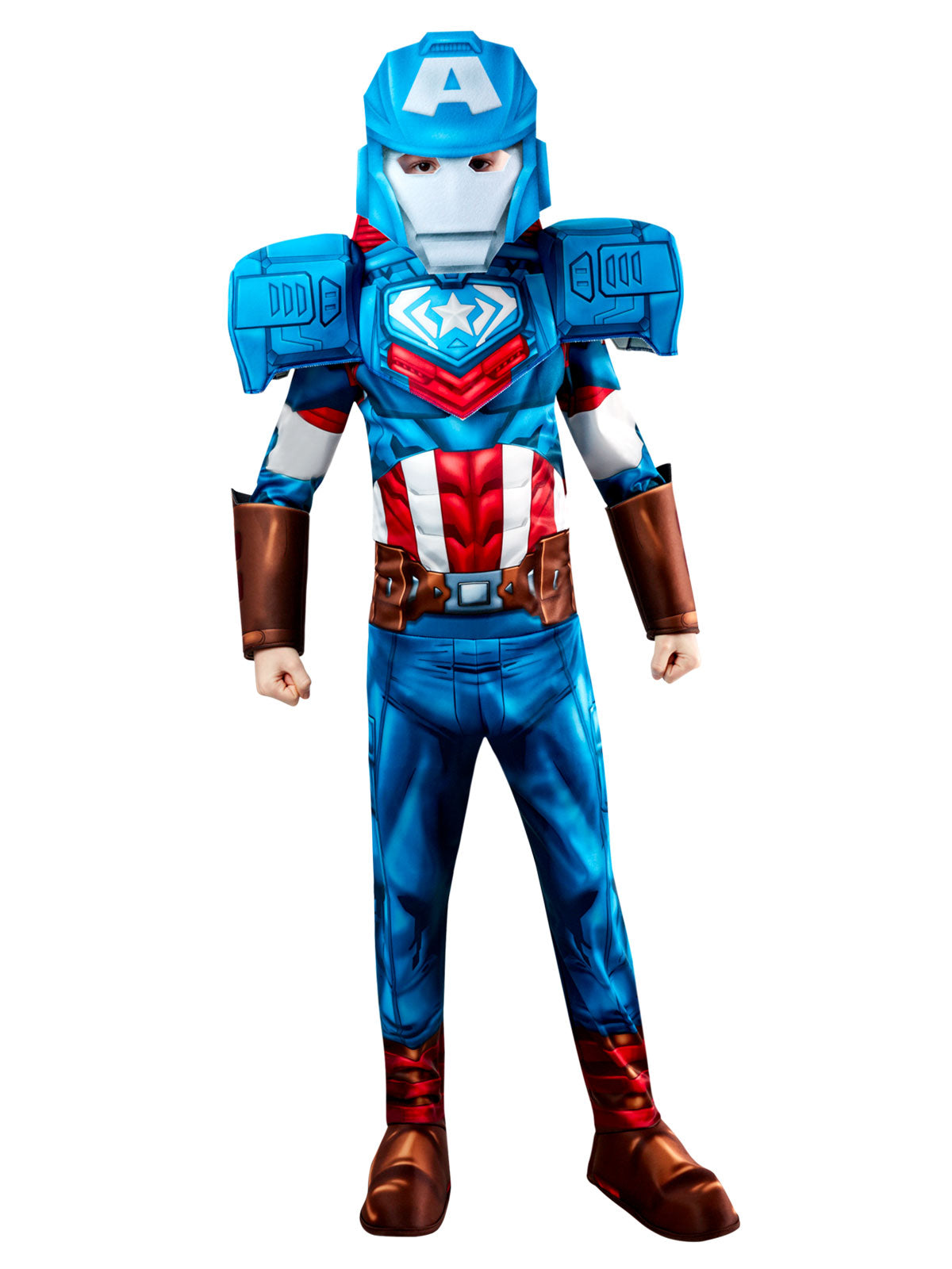 CAPTAIN AMERICA MECHSTRIKE DELUXE COSTUME, CHILD - Packaging