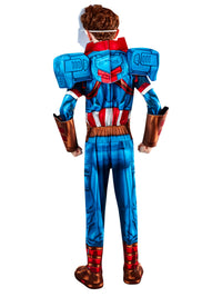 CAPTAIN AMERICA MECHSTRIKE DELUXE COSTUME, CHILD