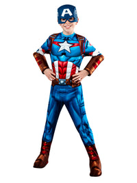 CAPTAIN AMERICA MECHSTRIKE DELUXE COSTUME, CHILD - Side
