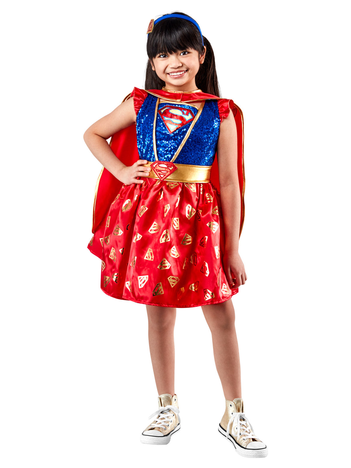 SUPERGIRL PREMIUM COSTUME, CHILD - Back