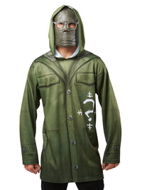 THE RIDDLER COSTUME TOP, ADULT - Side